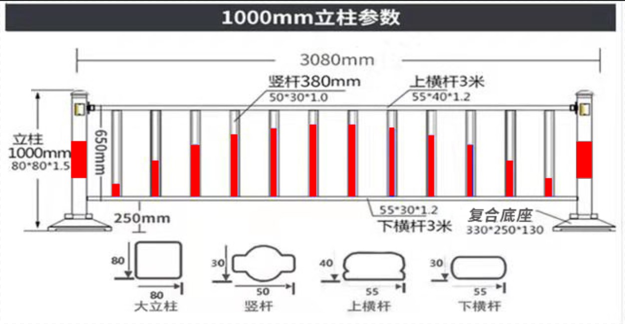 文昌道路护栏